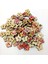 100X Ahşap Çiçek Düğmeleri Dikiş Scrapbooking 2 Delik Zanaat Düğmeleri 12MM (Yurt Dışından) 3