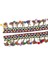8x1 Yarda Renkli Pom Pom Boncuklar Saçak Püsküller Örgü Jakard Şerit Trim 60MM 8 Adet (Yurt Dışından) 2