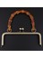 2x 20CM Metal Çerçeve Öpücük Toka Kilitli Çanta Çantası Için Bambu Kollu 20 cm Bronz+Bordo (Yurt Dışından) 3