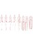 16PCS Moda Çizim Cetveli Set Şablon Sketch Squeenmaking (Yurt Dışından) 1