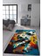 Kaymaz Taban Makinada Yıkanabilir Dijital Baskı Modern Desenli Çocuk Genç Odası Halısı Dot Taban Halı WLD02 1