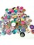 8X100PCS Ahşap 2 Delik Boyalı Dikiş Düğmeleri Zanaat Diy Scrapbooking 8 Adet (Yurt Dışından) 1