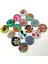 8X100PCS Ahşap 2 Delik Boyalı Dikiş Düğmeleri Zanaat Diy Scrapbooking 8 Adet (Yurt Dışından) 5