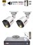2 Kamera Sesli Gece Renkli Güvenlik Kamerası Full Hd-Su Geçirmez Güvenlik Kamerası Seti 320GB 1