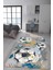 Kaymaz Taban Makinada Yıkanabilir Dijital Baskı Modern Desenli Çocuk Genç Odası Halısı Dot Taban Halı WLD01 1