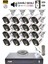 16 Kamera Sesli Gece Renkli Güvenlik Kamerası Full Hd-Su Geçirmez Güvenlik Kamerası Seti 320GB 1