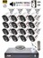 16 Kamera Sesli Gece Renkli Güvenlik Kamerası Full Hd-Su Geçirmez Güvenlik Kamerası Seti 320GB 2