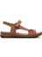 Kadın Taba Deri Comfort Sandalet 25SFD340518 1