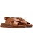 Kadın Taba Lastikli Deri Sandalet 25SFD362118 3