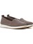 Kadın Vizon Kalın Tabanlı Deri Comfort Loafer 25SFD332518 3