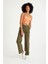 Yüksek Bel Wide Leg Kargo Pantolon 5