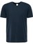 Bisiklet Yaka Kısa Kollu Lacivert T-Shirt 1