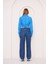 Yüksek Bel Relaxed Fit Kadın Kot Pantolon 5