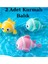 2 Adet Kurmalı Balık Bebek Banyo Havuz Oyuncağı 1