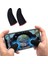 E-Spor Mobil Oyun Parmak Eldivenleri Süper Pubg Karbon Fiber Kumaş 1 Çift - 2 Parmaklık Dayanıklı 1