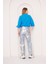 Varaklı Lazer Detay Straight Jean Pantolon 5