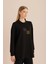 Taş Yapıştırma Detaylı Sweatshirt 2