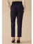 Kadın Beli Büzgülü Havuç Kesim Pantolon 0031 Lacivert 4