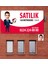Kişiye Özel Karikatür Satılık & Kiralık Afiş Branda (1 Metre x 2 Metre) Model 1 1