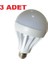 7W Enerji Tasarruflu LED Ampul ( 3 Adet ) 2