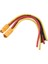 MT60 3-Pin Dişi-Erkek Lipo Pil Şarj Kablosu Seti 10CM 1
