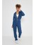 Denim Rahat Kalıp Cıt Cıt Kapamalı Tulum 2