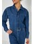 Denim Rahat Kalıp Cıt Cıt Kapamalı Tulum 7