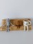 Kahve Köşesi Sevimli Biblo Seti 3lü, Kahve Çekirdeği, Kahve Kupası, Moka Pot, Coffee Set 10 cm 3