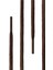 90 cm 4 mm Kahverengi Yuvarlak 1 Çift Ayakkabı Bağcığı 2