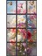 12 Parça Çiçek Uyumu Çerçeve Görünümlü Mdf Tablo Duvar Süsü Hediyelik Eşya (45 cm x 85 cm ) 2