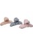 Peluş Inci Figürlü 3 Renk Mandal Toka 3 Lü Set 4