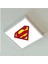 Super Man Çocuk LED AVIZE-60W Güçlü AYDINLATMA-60 x 60 Beyaz Homojen Işık-Modern Tasarım Baskılı 2