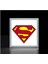 Super Man Çocuk LED AVIZE-60W Güçlü AYDINLATMA-60 x 60 Beyaz Homojen Işık-Modern Tasarım Baskılı 3