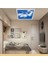 Modern Yeni Nesil 60 x 60 Ledli-Tavan Avize-Bulutlu GÖKYÜZÜ-54WATT-TAVANA Yapışık Lamba-Salon Avize-Uv 1