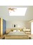 60WATT-GÜÇLÜ Işık-Özel TASARIM-60 x 60 Ledli Koridor Tavan Avize-Tavana Yapışık Yatak Odası LED Avize 3