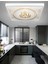 Salon LED Avize, Gold Baskı Modern LED Armatür, 60 cm x 60 cm Kare, 60WATT, Beyaz Işık, LED Armatür, 3