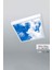 1 x 1-TEKLI-60 x 60-TAVANA Yapışık LED PANEL-54W-SIVA Üstü Avize-Kolay Montaj-Bulutlu- LED 1