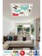 Uv Baskılı LED Panel Tavan 60WATT LED Aydınlatma Hd Avize 60 cm x 60 cm Modern Çerçeveli Avize 1