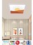 Pastel Art Desenli Tavan Armatürü 60W LED Aydınlatma Hd Avize 60 cm x 60 cm 1