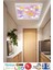Modern Desenli Tavan Avize 60W LED Aydınlatma 60 cm x 60 cm Yeni Modern Çerçeveli 2