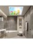 Banyo Avize- 60WATT-60 cm x 60 cm LED Yatak Odası Avize-Renkli Laleler Tasarım Aydınlatma-Tavana Model 1