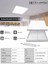 60 x 60 LED Panel, Sıva Üstü, 60 Watt, LED Armatür, Kendinden Kasalı, 6400 K, Beyaz Işık, Tavana Model 2