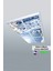 124 cm x 186 cm -ALTILI- Led-Sıva ÜSTÜ-324 Watt-Salon LED Aydınlatma-Avize Modelleri-Led Işık 1
