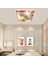 ( 60 cm x 60 cm ) Büyük Boy Avize, 60 Watt Güçlü LED Aydınlatma - Beyaz (6500 Kelvin) Doğal Işık 1