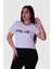 Dream Baskı Beyaz Kadın T-Shirt Model 1 2