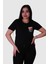 Gün Batımı Baskı Siyah Kadın T-Shirt Model 5 1
