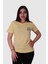 Follow Dream Baskı Sarı Kadın T-Shirt Model 6 1
