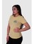Follow Dream Baskı Sarı Kadın T-Shirt Model 6 2