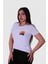 Gün Batımı Baskı Beyaz Kadın T-Shirt Model 5 1