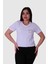 3 Çiçek Baskı Beyaz Kadın T-Shirt 1